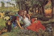 William Holman Hunt The Hireling Shepherd oil